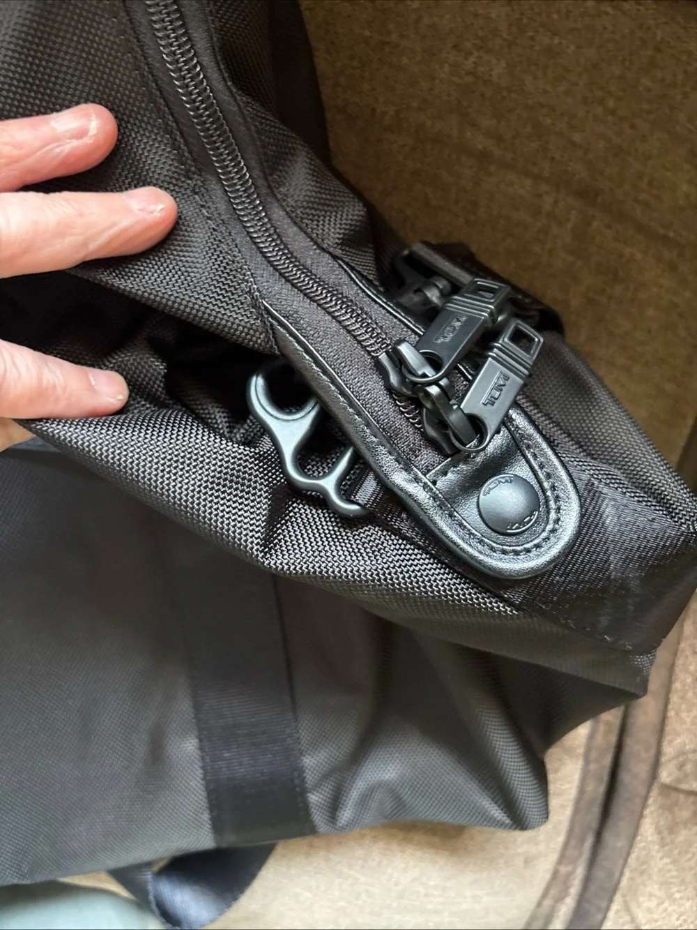 TUMI Travel Satchel Double Ballistic Duffle Bag Nylon Black 22249DE Subaru X New